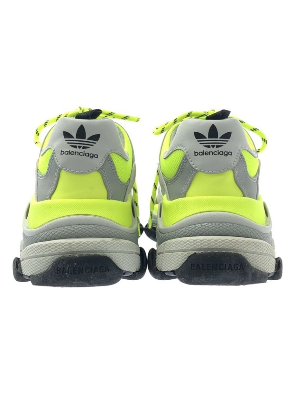 Balenciaga Adidas Triple S Dad Sneakers Gray Yellow - Picture 3 of 8